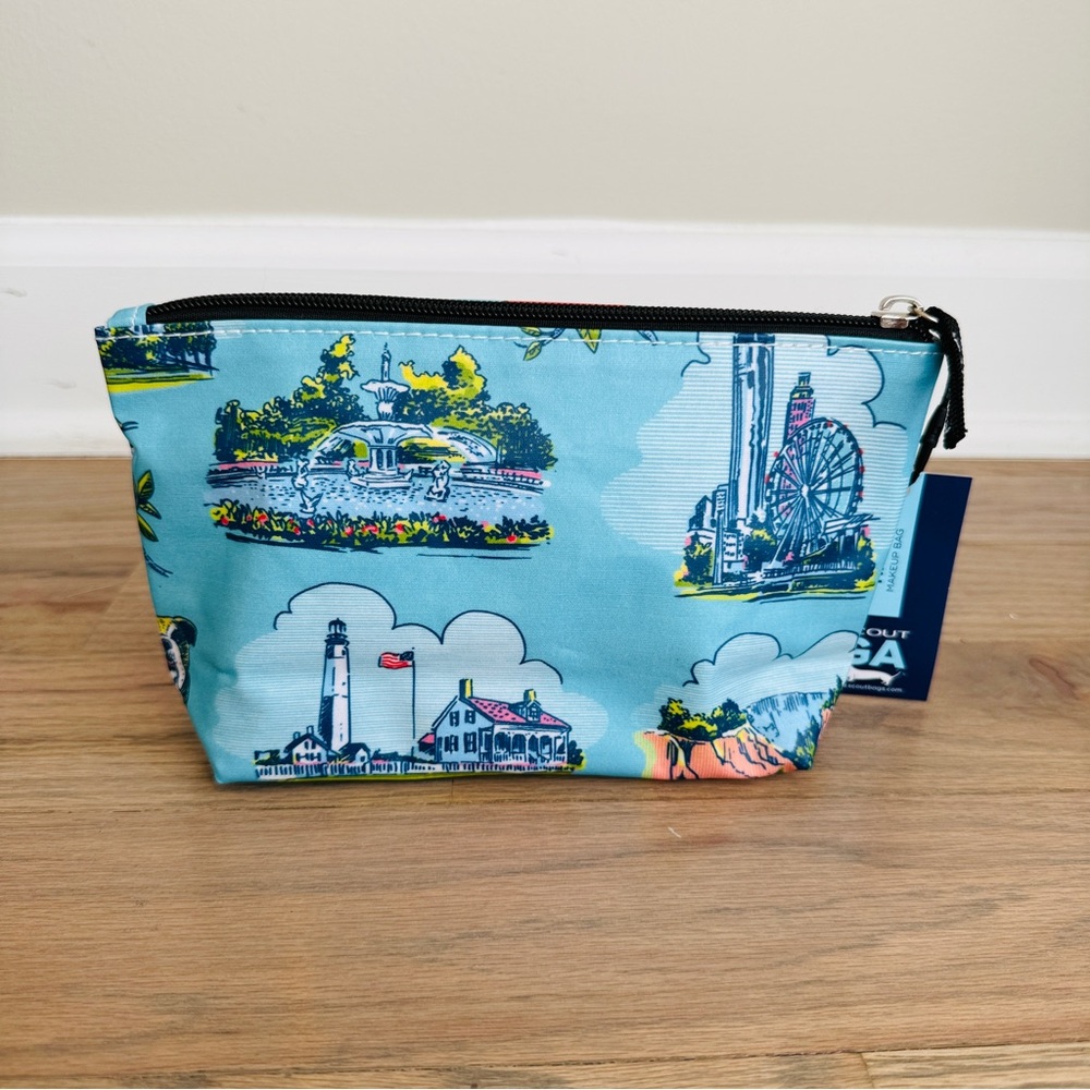 Scout Twiggy Makeup Bag Georgia Landmarks - Picture 3 of 7